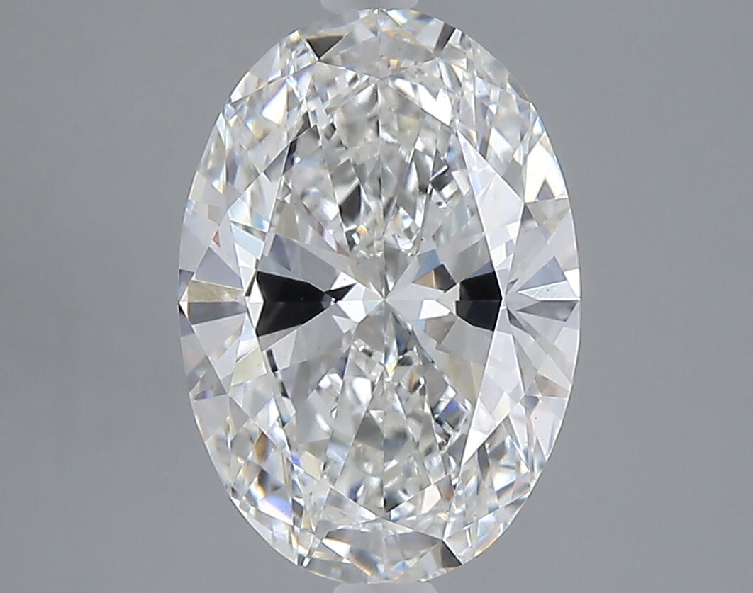 3.01 carat oval lab grown diamond E color VS1 clarity