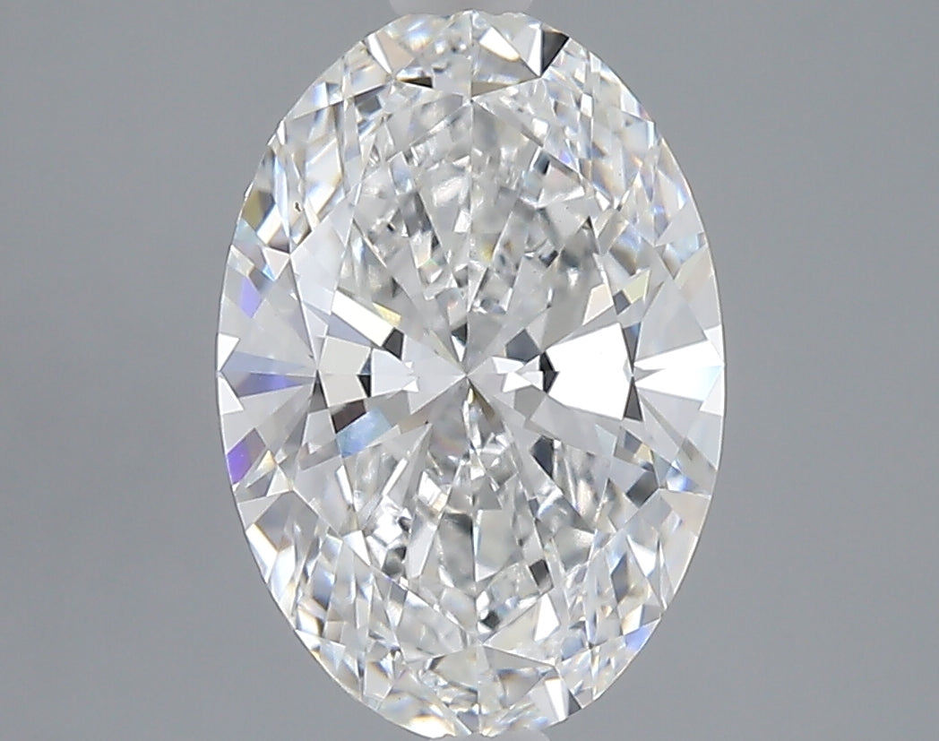 3.03 carat oval lab grown diamond E color VS1 clarity