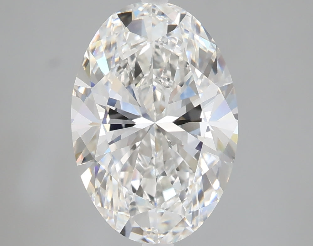 3.00 carat oval lab grown diamond F color VS1 clarity