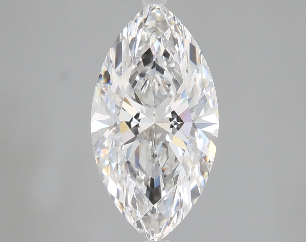 2.04 carat marquise lab grown diamond E color VS1 clarity