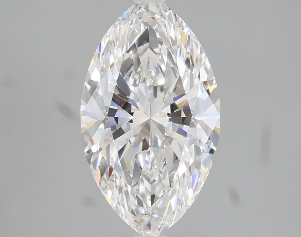 2.01 carat marquise lab grown diamond E color VS1 clarity