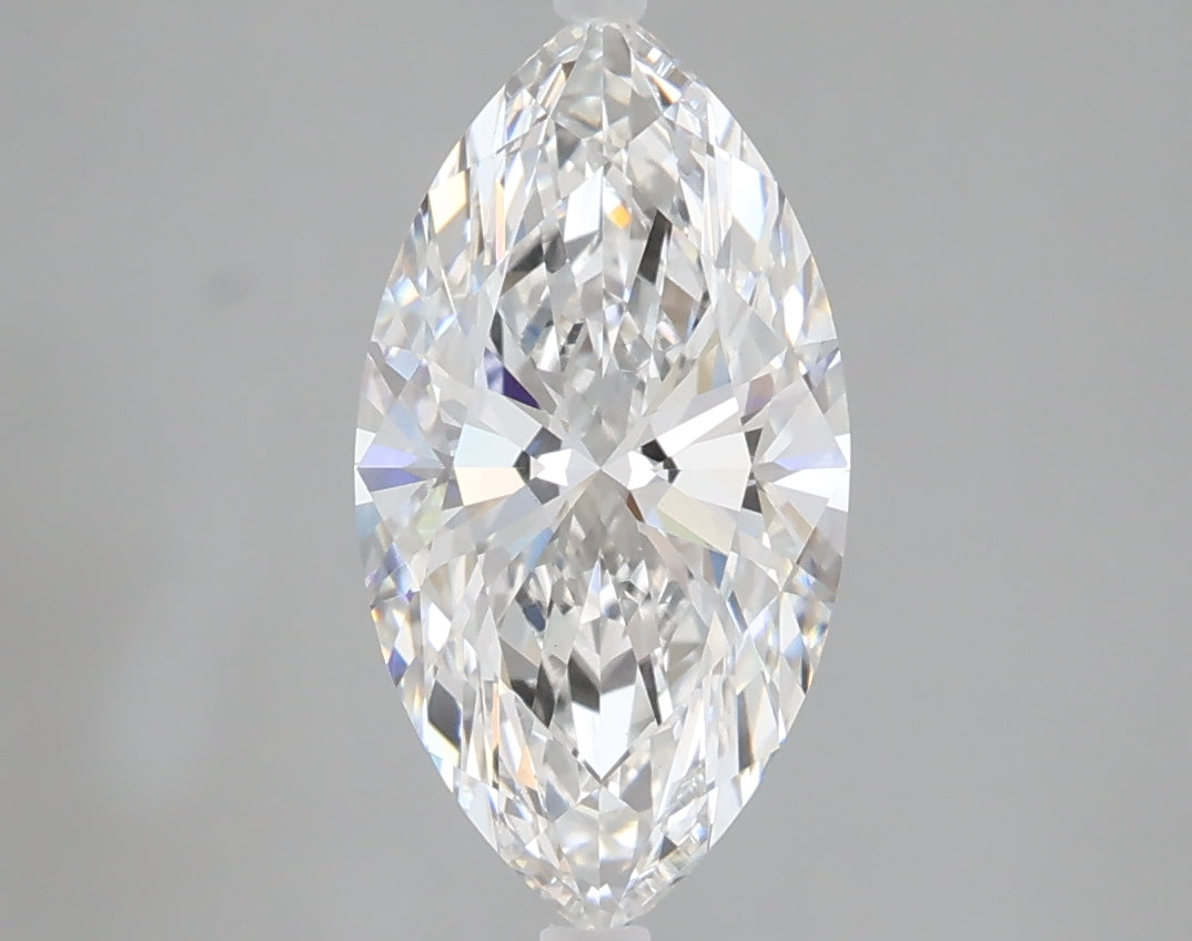 2.05 carat marquise lab grown diamond E color VS1 clarity