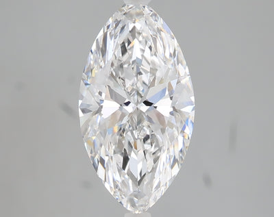 2.06 carat marquise lab grown diamond E color VS1 clarity