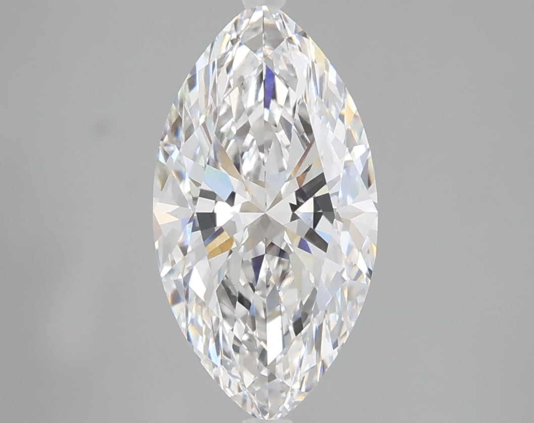 2.06 carat marquise lab grown diamond E color VVS2 clarity