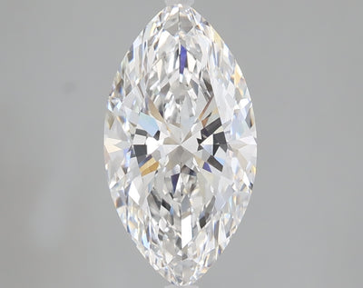 2.06 carat marquise lab grown diamond E color VVS2 clarity