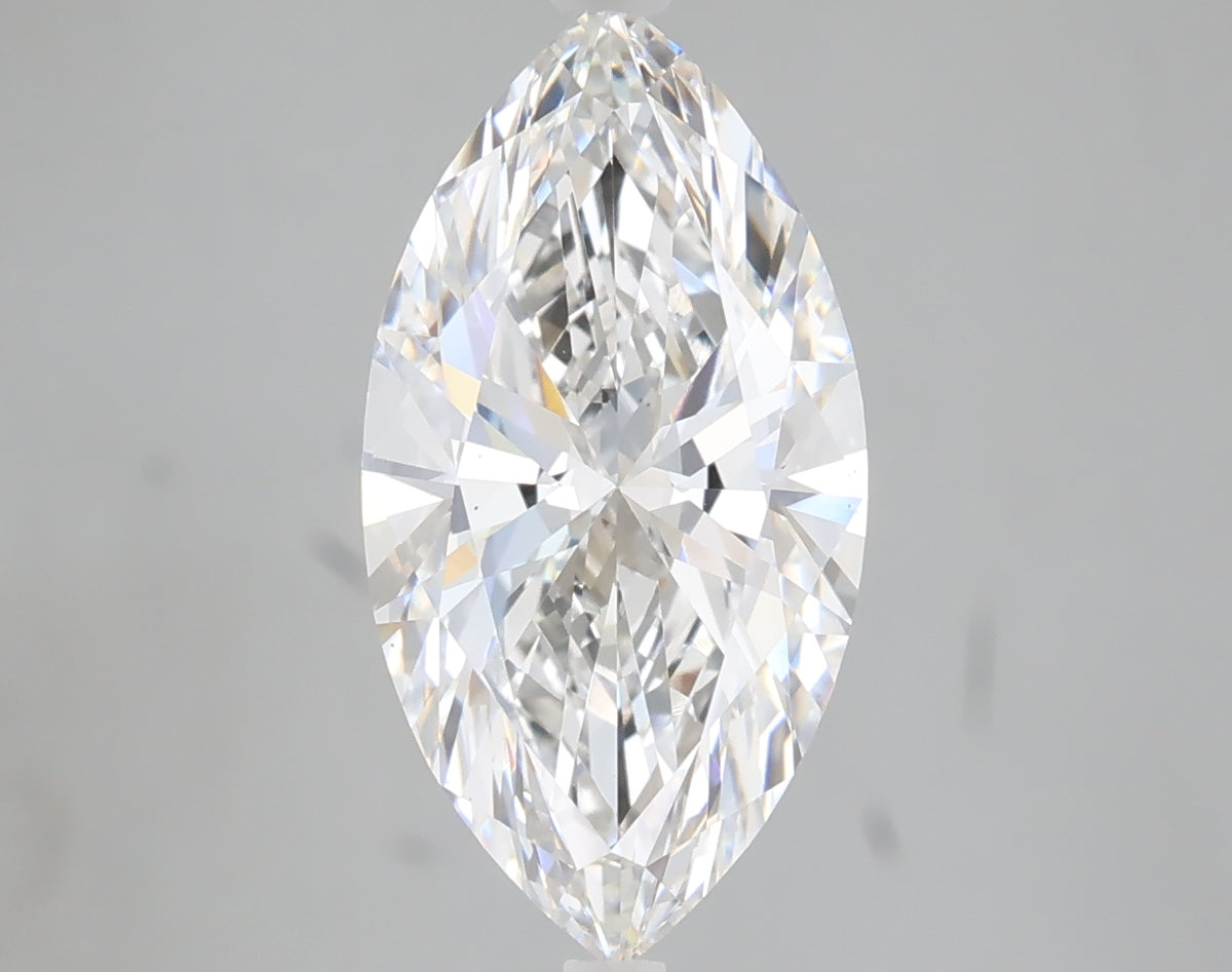 3.01 carat marquise lab grown diamond F color VS1 clarity