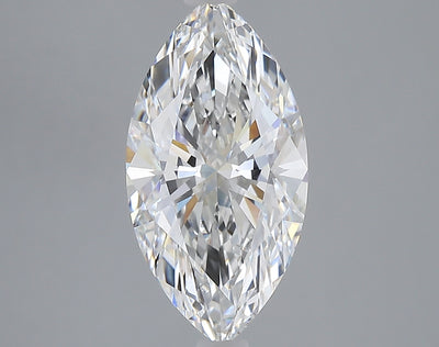 3.04 carat marquise lab grown diamond E color VVS2 clarity