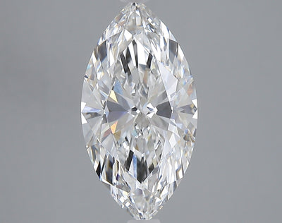 3.02 carat marquise lab grown diamond F color VVS2 clarity