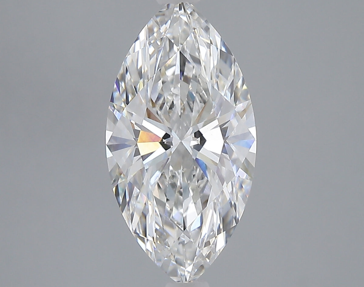 3.02 carat marquise lab grown diamond F color VVS2 clarity