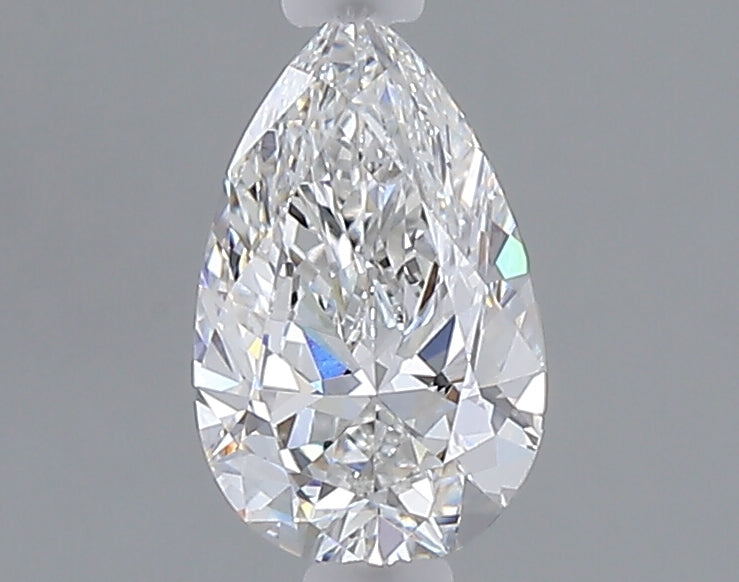 0.80 carat pear lab grown diamond E color VVS2 clarity