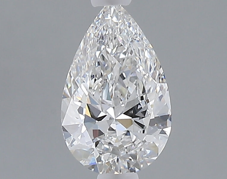 0.80 carat pear lab grown diamond E color VVS2 clarity