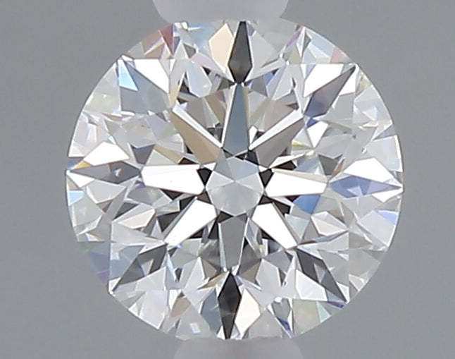0.72 carat round lab grown diamond E color VVS2 clarity