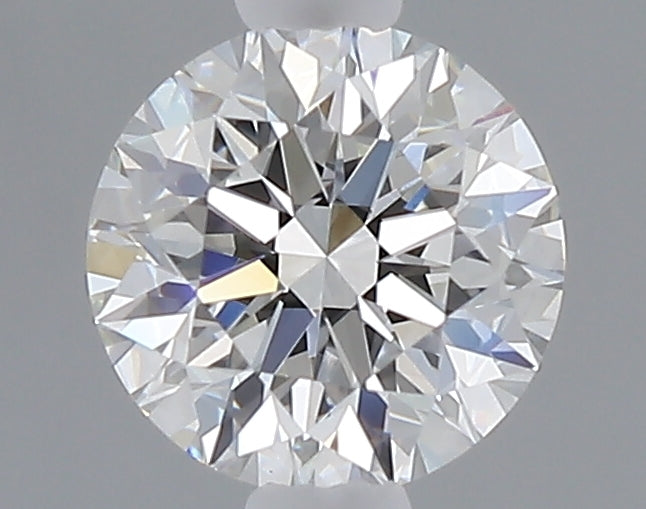 0.72 carat round lab grown diamond E color VVS2 clarity