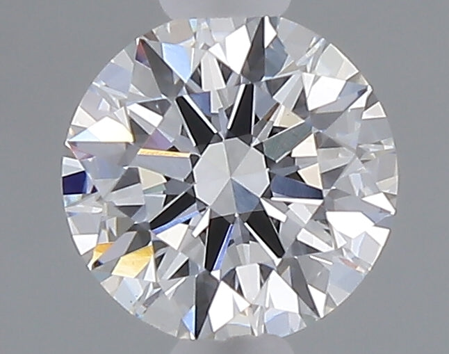 0.72 carat round lab grown diamond E color VVS2 clarity