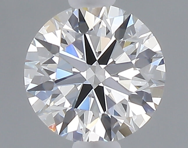 0.73 carat round lab grown diamond E color VVS2 clarity