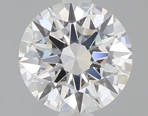 0.73 carat round lab grown diamond E color VVS2 clarity