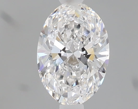 0.52 carat oval lab grown diamond E color VVS2 clarity