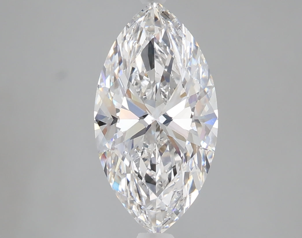 2.01 carat marquise lab grown diamond E color VVS2 clarity