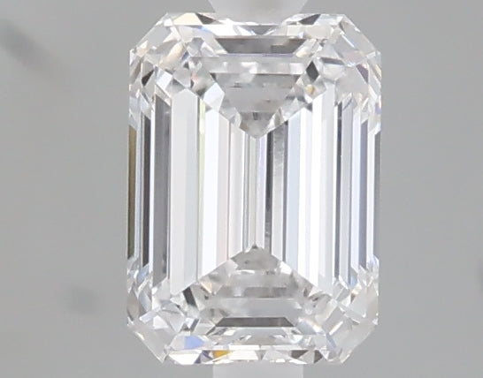 0.70 carat emerald lab grown diamond D color VVS2 clarity