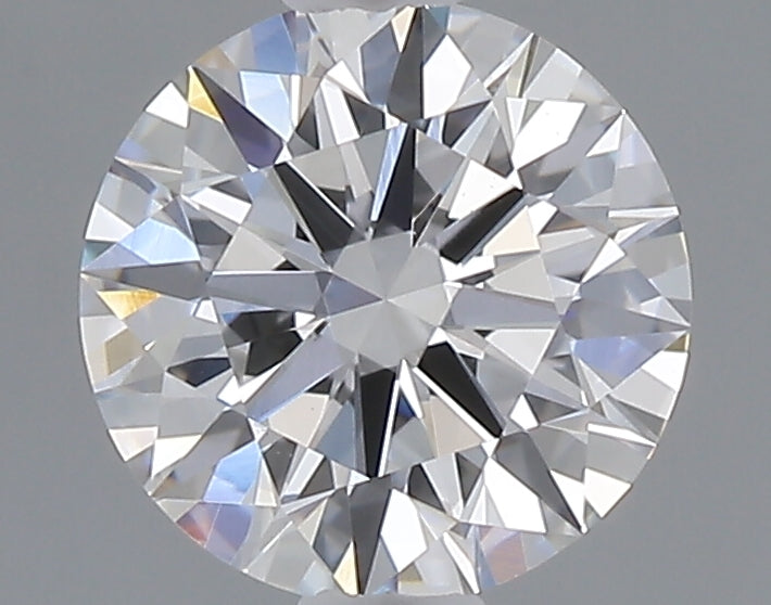 0.85 carat round lab grown diamond E color VVS2 clarity