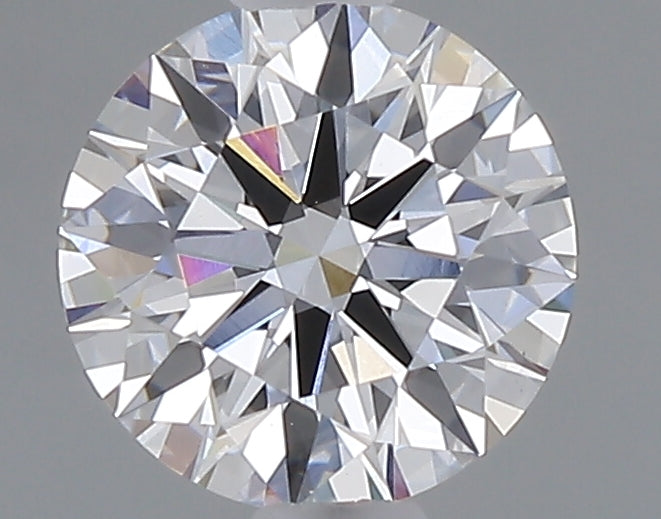 0.90 carat round lab grown diamond D color VVS2 clarity
