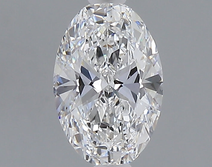 0.85 carat oval lab grown diamond D color VVS2 clarity