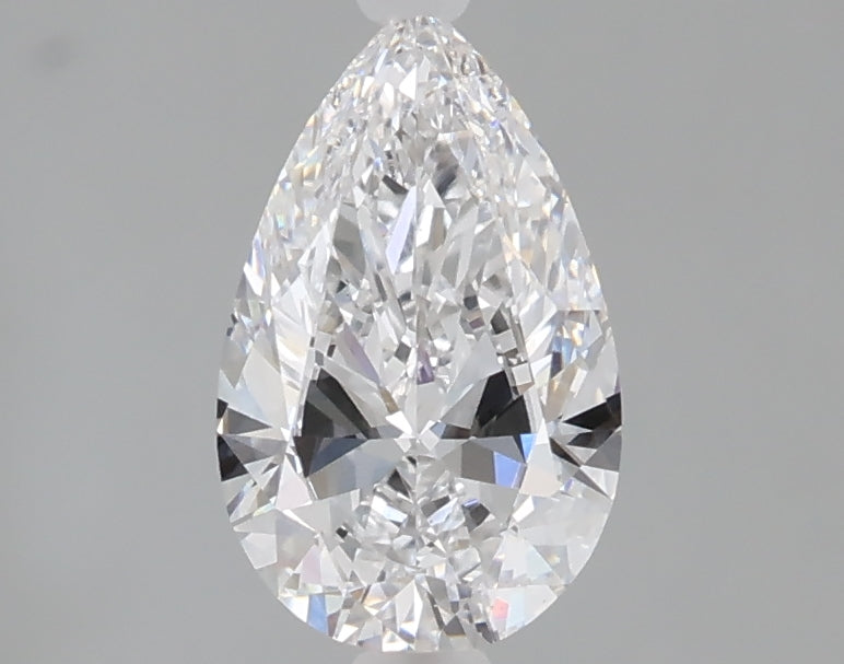 1.01 carat pear lab grown diamond D color VVS2 clarity