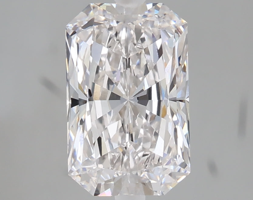 2.07 carat radiant lab grown diamond E color VVS2 clarity