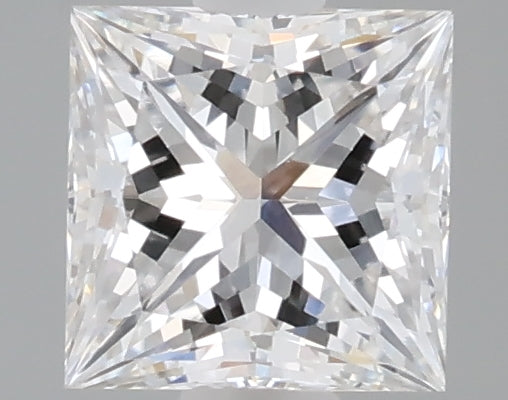 0.51 carat princess lab grown diamond E color VVS2 clarity