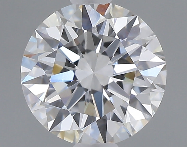 1.21 carat round lab grown diamond E color VVS2 clarity