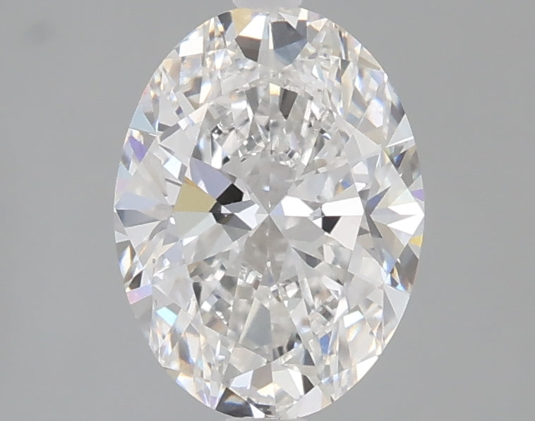 1.51 carat oval lab grown diamond E color VVS2 clarity