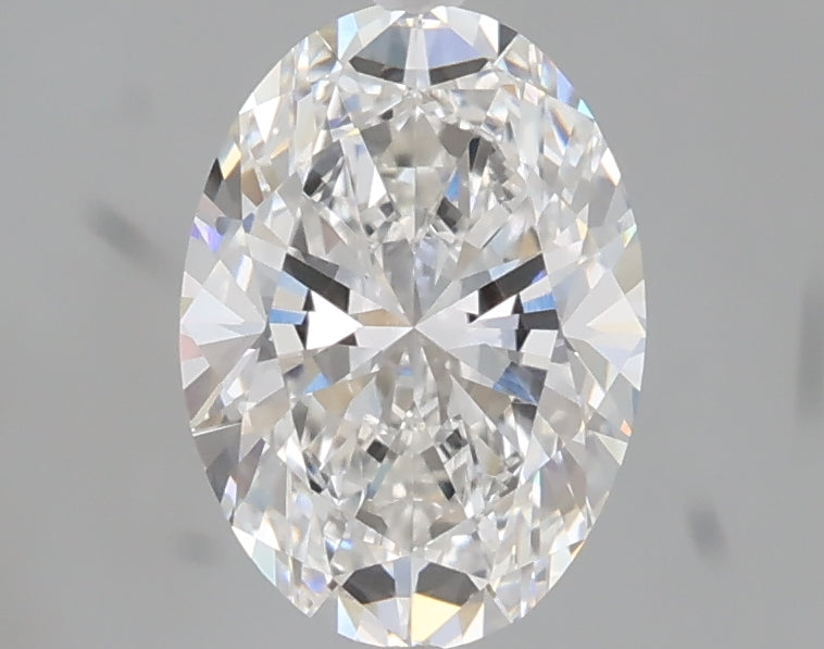 1.51 carat oval lab grown diamond E color VVS2 clarity