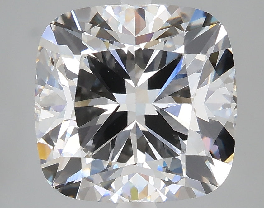 5.01 carat cushion lab grown diamond E color VVS2 clarity