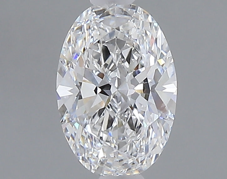 1.03 carat oval lab grown diamond D color VVS2 clarity