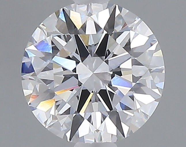 1.39 carat round lab grown diamond D color VVS2 clarity