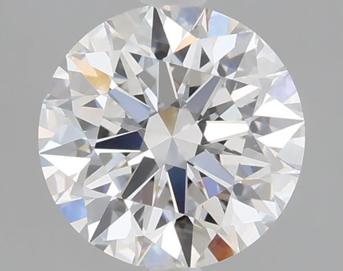 2.06 carat round lab grown diamond E color VVS2 clarity