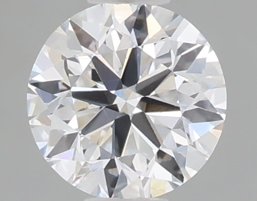 0.49 carat round lab grown diamond D color VVS2 clarity