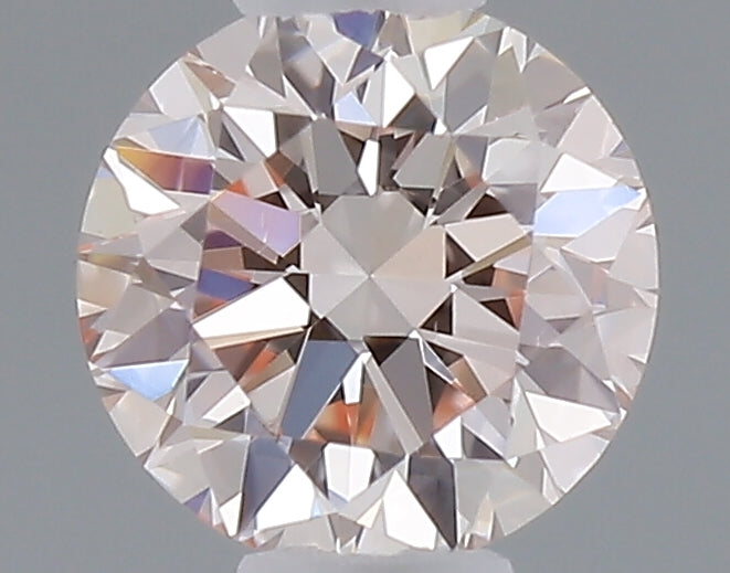 0.31 carat fancy pink round lab grown diamond VS1 clarity