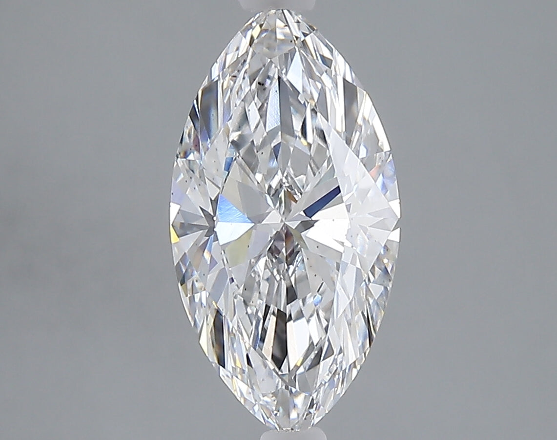 2.10 carat marquise lab grown diamond E color VS2 clarity