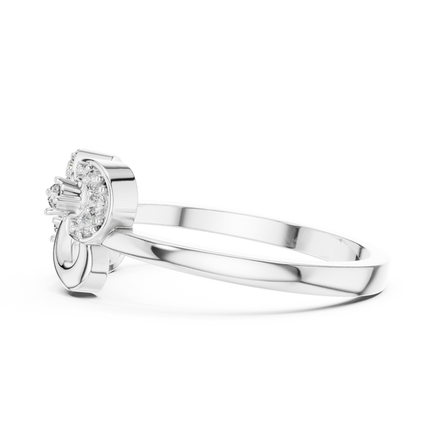 Driona Jewels Intertwined Diamond Ring | Lab Grown Infinity Loop Design