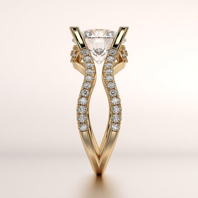 Five Circle Lab Grown Diamond Pendant – 14K Gold Necklace