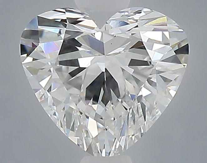 1.08 carat heart lab grown diamond E color VS1 clarity