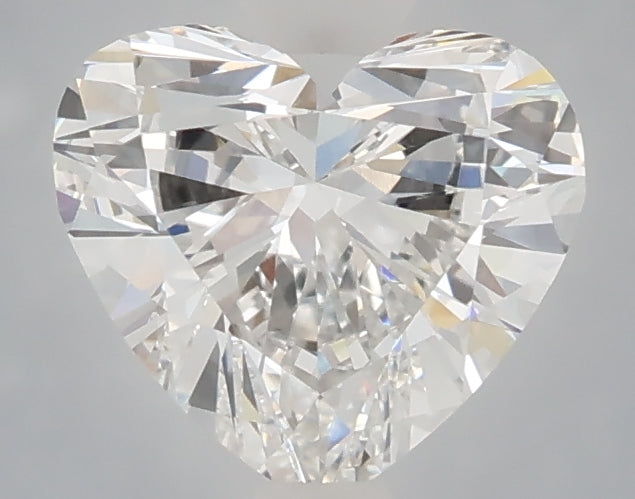1.52 carat heart lab grown diamond E color VVS2 clarity