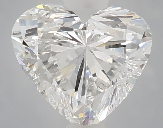 1.01 carat heart lab grown diamond D color VS1 clarity