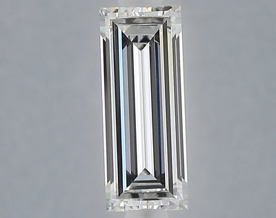 1.05 carat baguette lab grown diamond E color VVS2 clarity