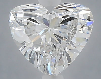1.54 carat heart lab grown diamond E color VVS2 clarity