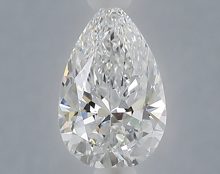 1.09 carat pear lab grown diamond E color VVS2 clarity