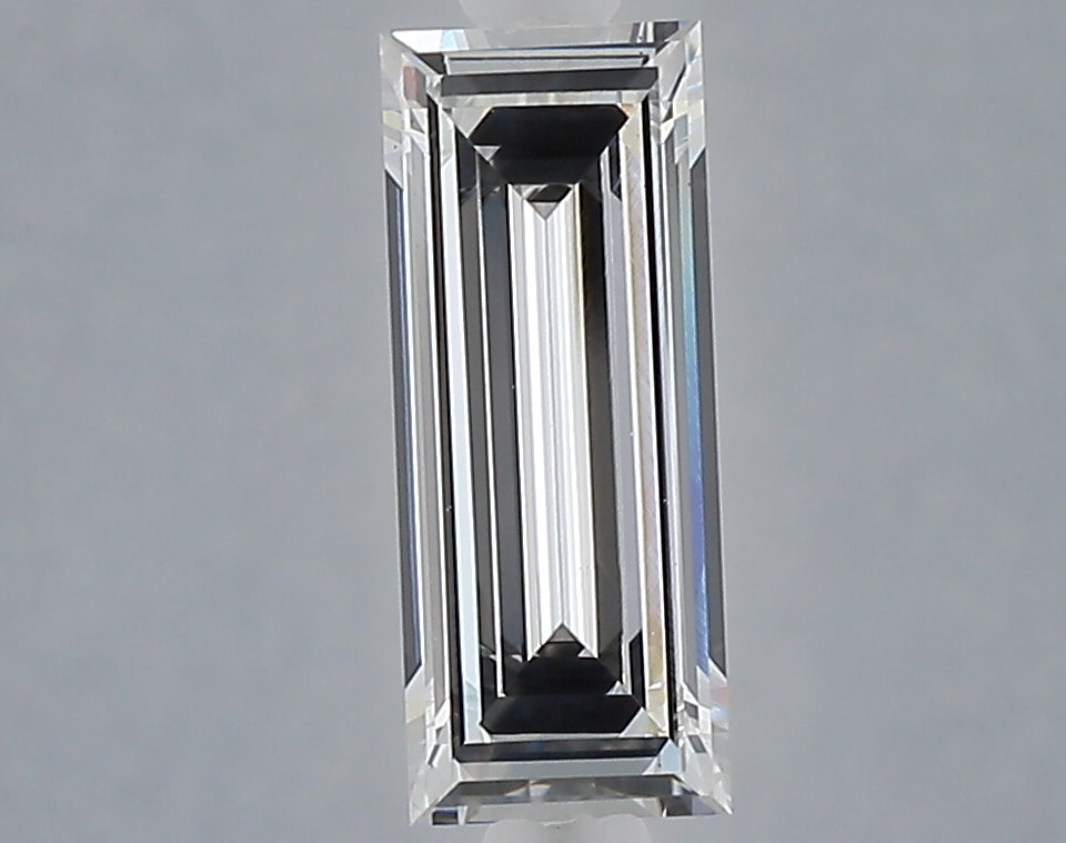 1.05 carat baguette lab grown diamond E color VS1 clarity