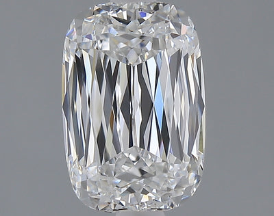 2.06 carat cushion lab grown diamond D color VVS2 clarity