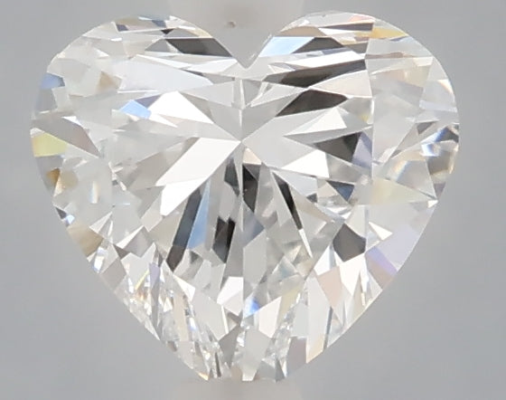 1.08 carat heart lab grown diamond D color VS1 clarity